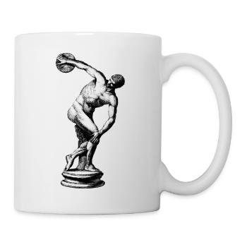 Discus thrower - Mug blanc - blanc - Droite