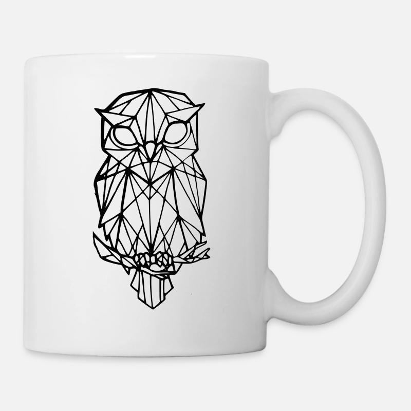 Eule - Tasse - Weiß