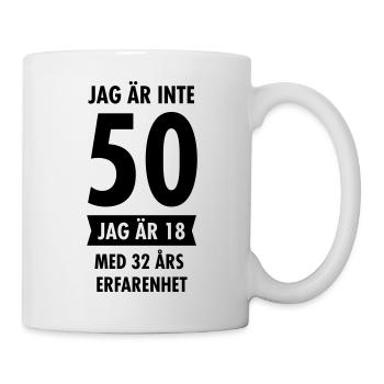 Jag Är Inte 50 Födelsedag Citat - Mug - white - Right