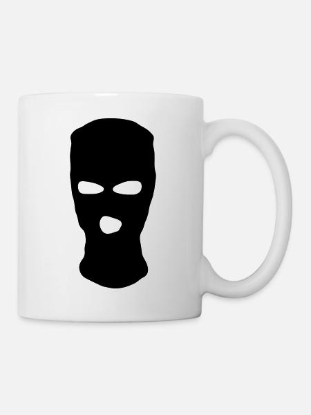 Storm mask / ski mask black - Mug - white
