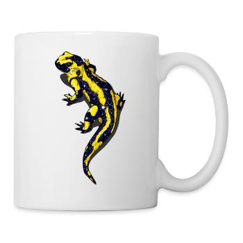 La nuit de la salamandre - Mug blanc - blanc - Droite