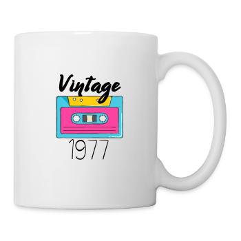 Vintage 1977 Year of construction 1977 - Mug - white - Right