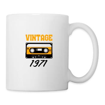 Vintage 1971 Year of construction 1971 Year of birth 1971 - Mug - white - Right