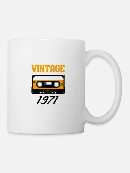 Vintage 1971 Année de construction 1971 Année de naissance 1971 - Mug blanc - blanc