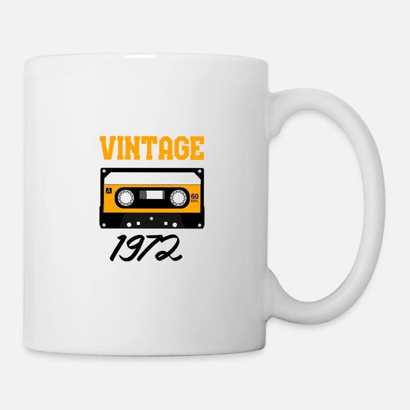 Millésime 1972 Année de construction 1972 Année de naissance 1972 - Mug blanc - blanc