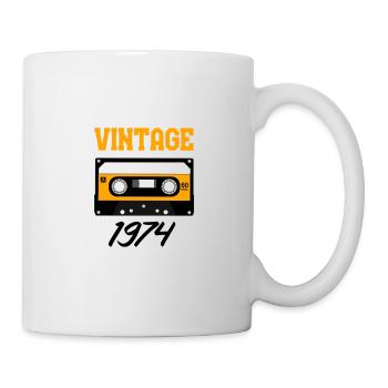 Vintage 1974 Year of construction 1974 Year of construction 1974 - Mug - white - Right