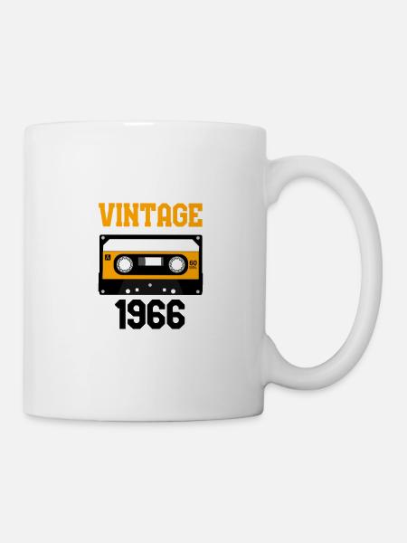 Vintage 1966 Année de construction 1966 made in 1966 - Mug blanc - blanc