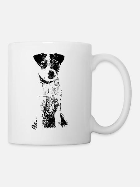 Parson Russell Terrier - Hunde Geschenkidee - Tasse - Weiß