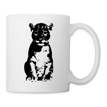 lion - Mug blanc - blanc - Droite