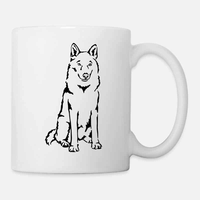Czechoslovakian Wolfhound - Mug - white