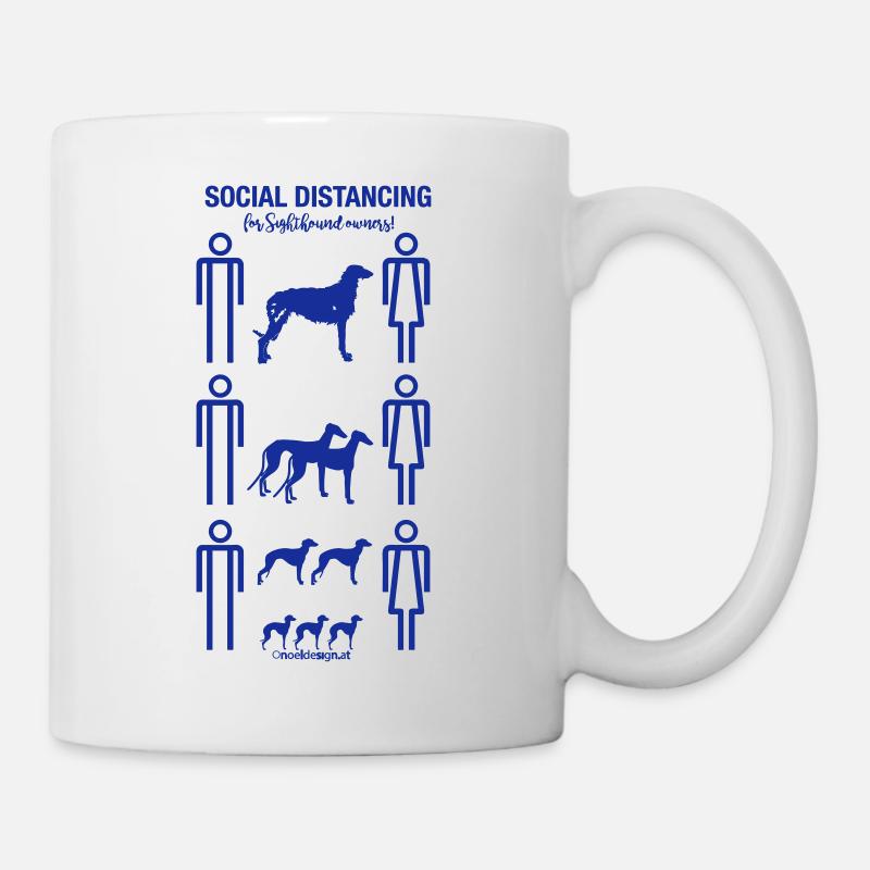 Propriétaire de Greyhound - Mug blanc - blanc