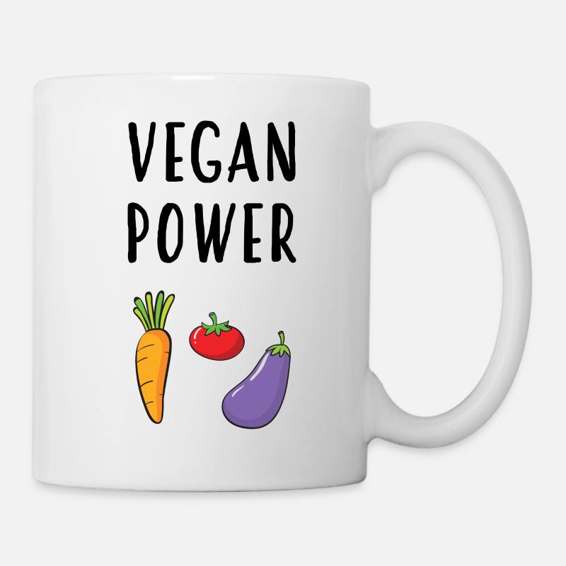 Vegan power - Mug - white