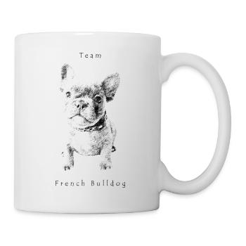 Bouledogue français de l'équipe - Mug blanc - blanc - Droite