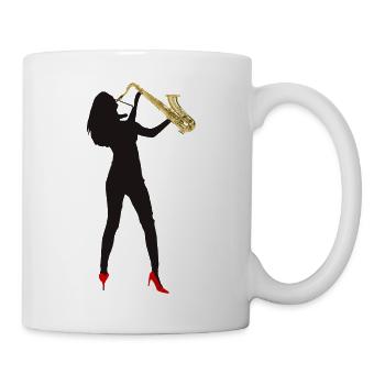 Sax Girl - Mug - white - Right