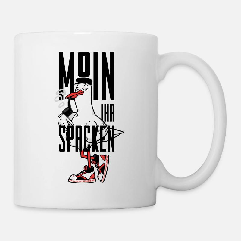 MOIN IHR SPACKEN - Tasse - Weiß