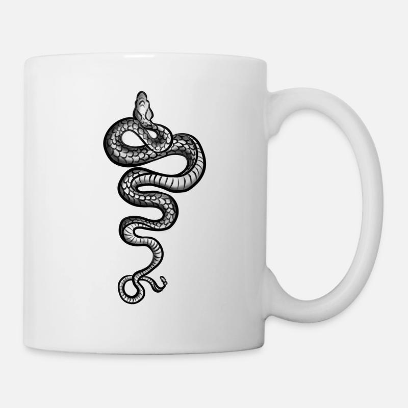 Black snake - Mug blanc - blanc