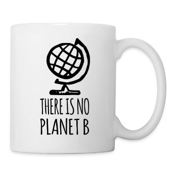 There is no Planet B - Globe Terrestre - Mug blanc - blanc - Droite