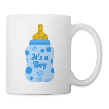 Its a Boy - Es ist ein Junge - Tasse - Weiß - Rechts