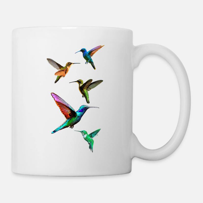Colibris - Mug blanc - blanc