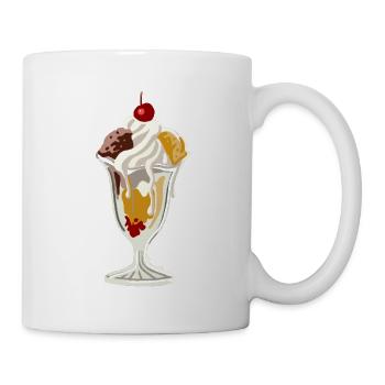 ice cut - Mug - white - Right