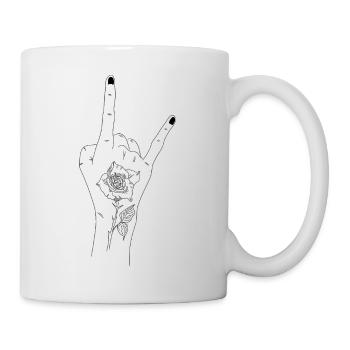 Rock´n´Rose - Tasse - Weiß - Rechts