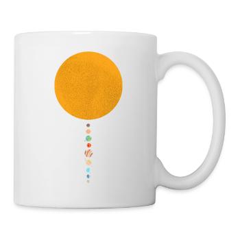 Sonnensystem - Tasse - Weiß - Rechts