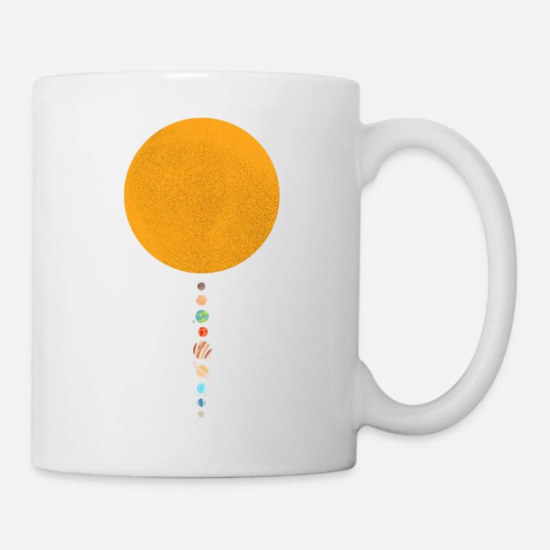 système solaire - Mug blanc - blanc