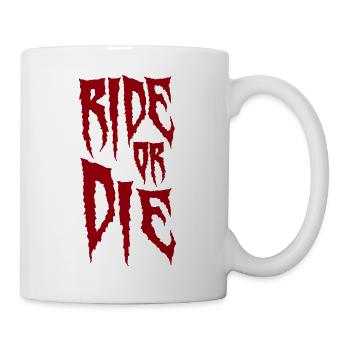 Ride or Le vélo cadeau cycliste Downhill - Mug blanc - blanc - Droite