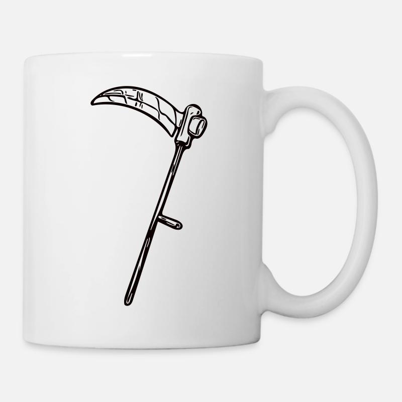 Scharfe Sensen Vector - Tasse - Weiß