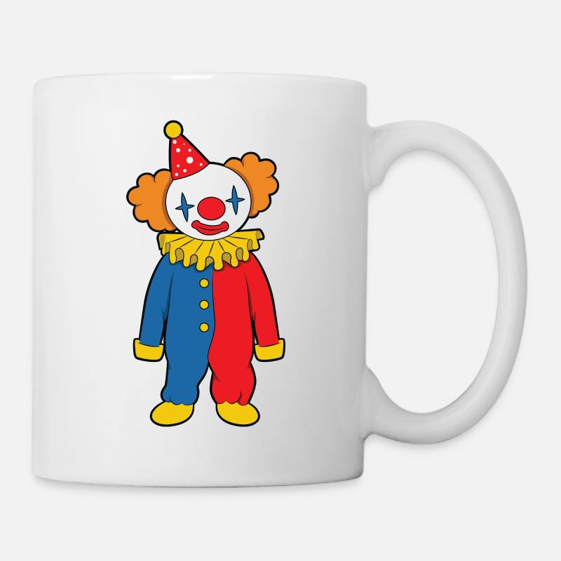 Clown - Tasse - Weiß