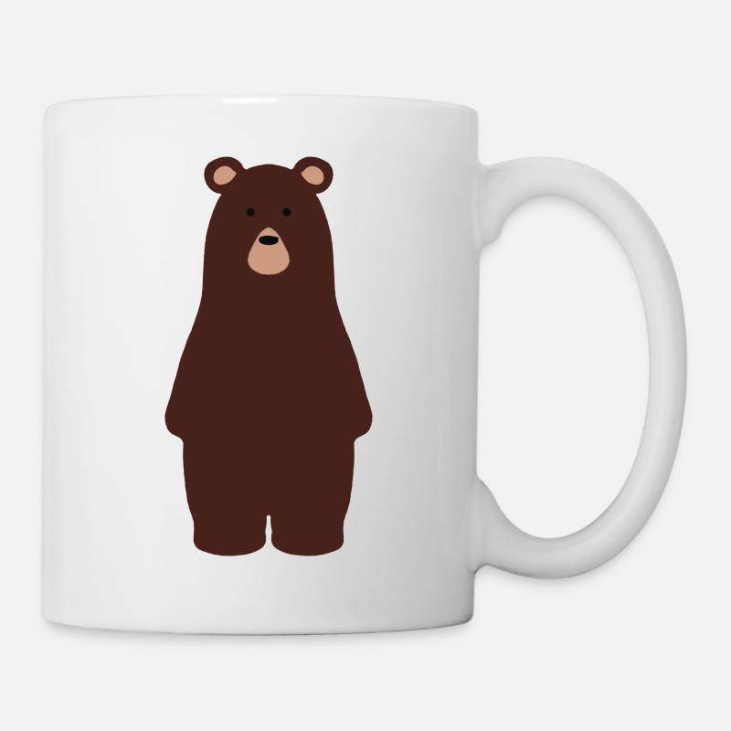 Brown Sweet Bear - Mug - white