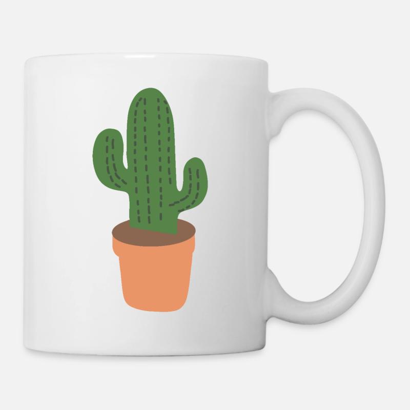kaktus - Tasse - Weiß