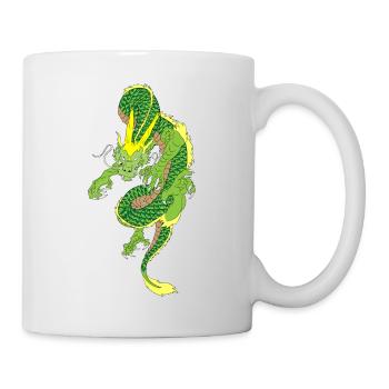 Japan Drache Anime by The Manzanita´s - Tasse - Weiß - Rechts