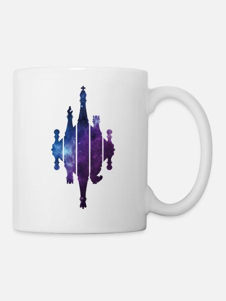 CHESS CHESS PLAYERS CHESS PIECES - Mug - white