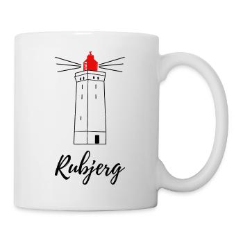 Lighthouse Rubjerg Denmark Island Holiday - Mug - white - Right
