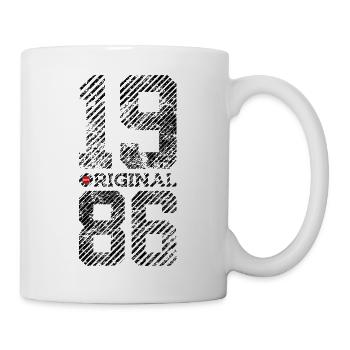 40TH BIRTHDAY VINTAGE ORIGINAL 1986 - Mug - white - Right