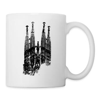 Barcelona Sagrada Familia Spain I Love Barcelona - Mug - white - Right