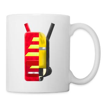 Rescue and fire brigade - Mug - white - Right