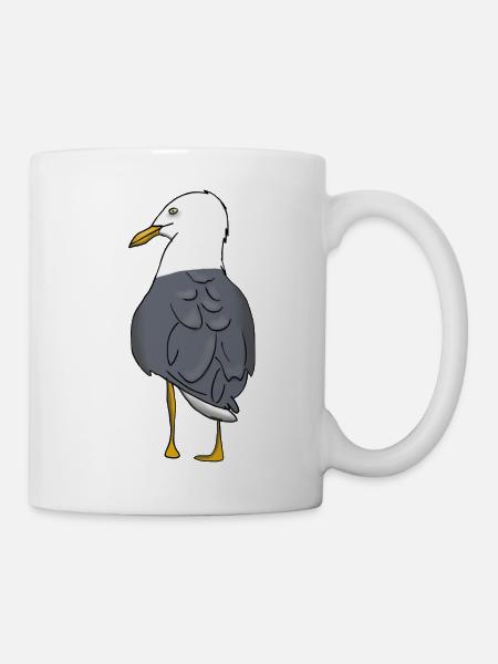 Möwe - Tasse - Weiß