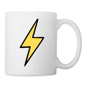 Emoji Flash Sketch Couleur - Mug blanc - blanc - Droite