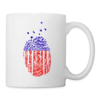 USA Fingerprint - Mug - white - Right