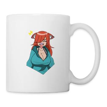 Marcel langue tirée - Mug blanc - blanc - Droite