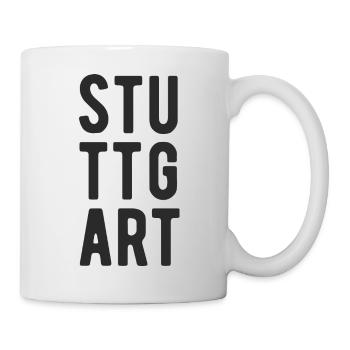 Stuttgart Meme Stuttgarter Stuttgarterin Sprüche - Tasse - Weiß - Rechts