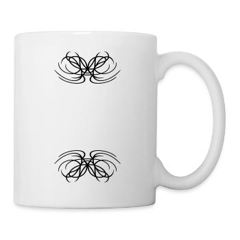 Design artful abstract tribal - Mug - white - Right