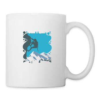 Grimper - Mug blanc - blanc - Droite