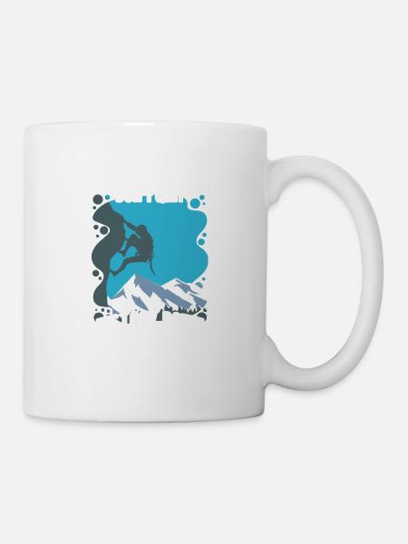 Klettern - Tasse - Weiß