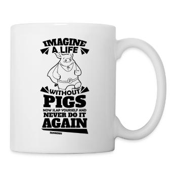 Pig Pig PigLet Sow Pigs Gift - Mug - white - Right