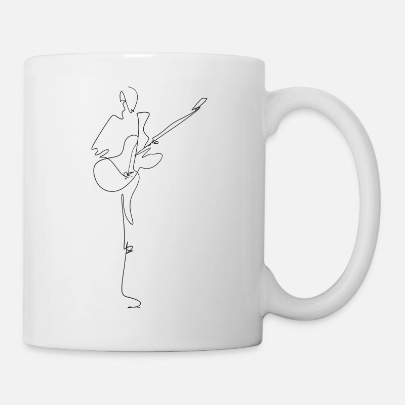 Guitar - Mug - white