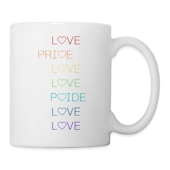 Pride Love, cadeau - Mug blanc - blanc - Droite