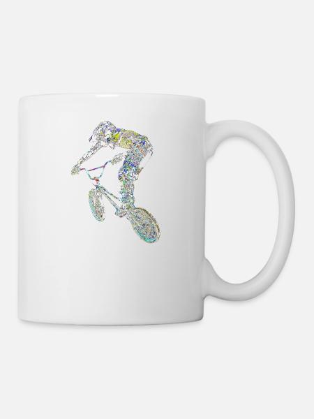 BMX - Tasse - Weiß